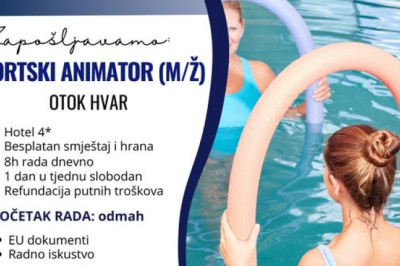 Tražimo sportskog animatora – sezonski posao na otoku Hvaru!