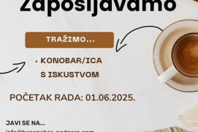 Banana Bar – cocktail bar u Podgori traži pojačanje za ljetnu sezonu! Konobarica, Konobar, HR, Croatia,